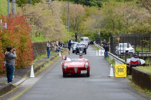 ALFA ROMEO GIULIETTA 750D competes in PC competition at Hase Dam
