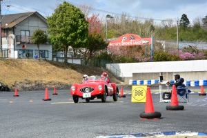 名阪スポーツランドでPC競技に挑む FIAT S.I.A.T.A. 508